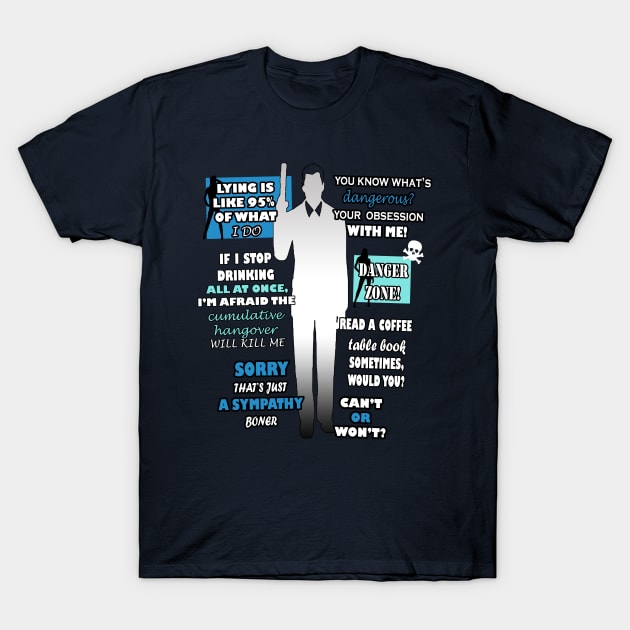 Archer Sterling quotes T-Shirt by Danielle